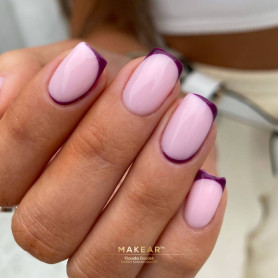 Pudding Pink - Nude Rubber Base ohne Hema 8ml MAKEAR 2