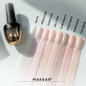 White Rubber Base ohne Hema 8ml MAKEAR 2