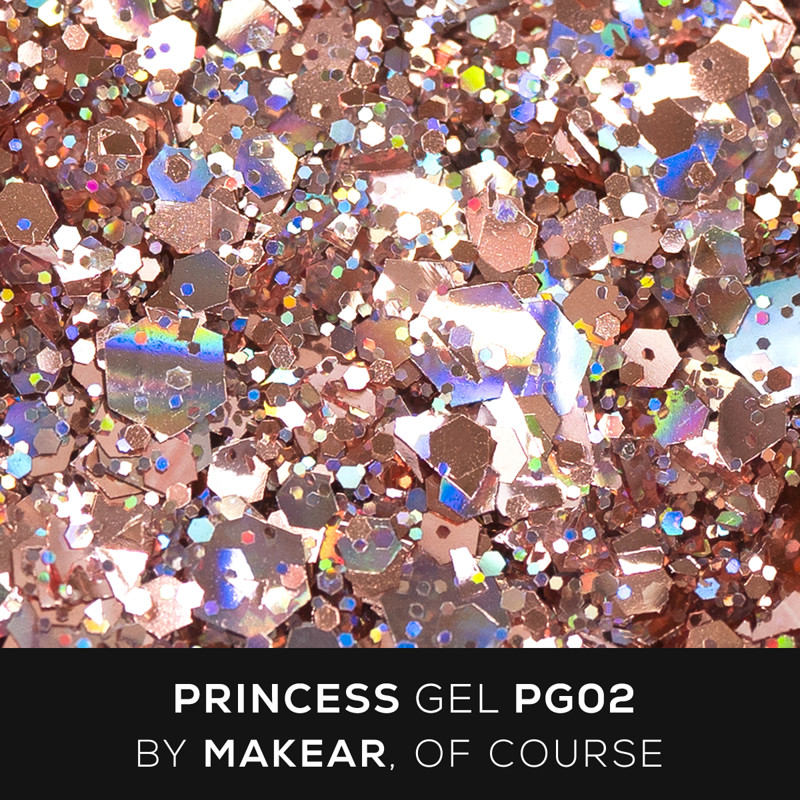 02 Rose Gold - Princess Gel 5g MAKEAR