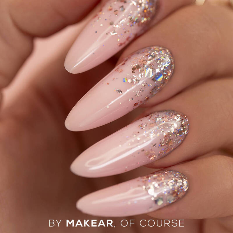 02 Rose Gold - Princess Gel 5g MAKEAR-NAILARTGELE-Double Beauty Shop