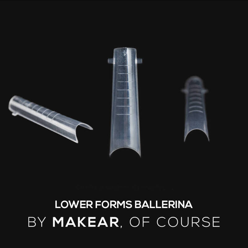 Ballerina - LOWER DUAL FORMS (tips 120 st.) MAKEAR