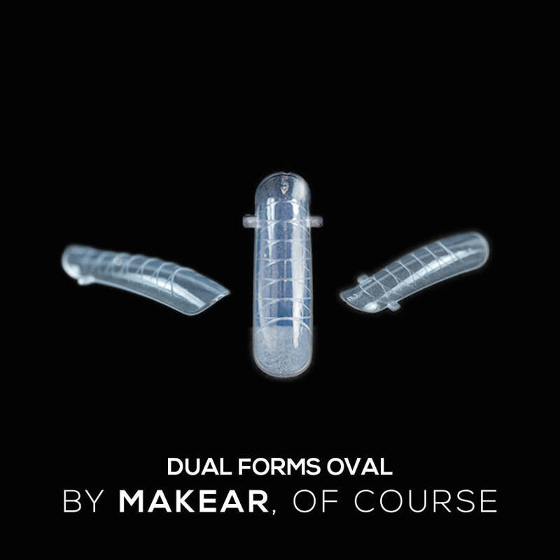 Oval - DUAL FORMS (tips 120 st.) MAKEAR