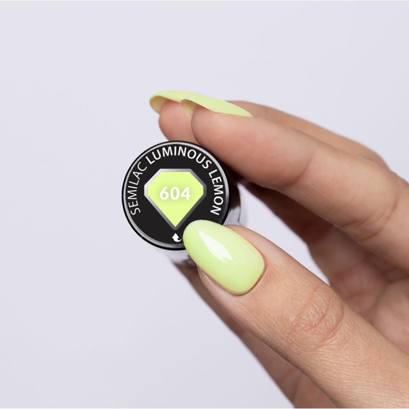 604 Luminous Lemon - UV Nagellack 7ml Semilac