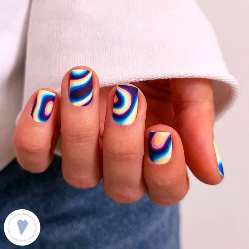 Lava - Nail Wraps by Provocative Nails