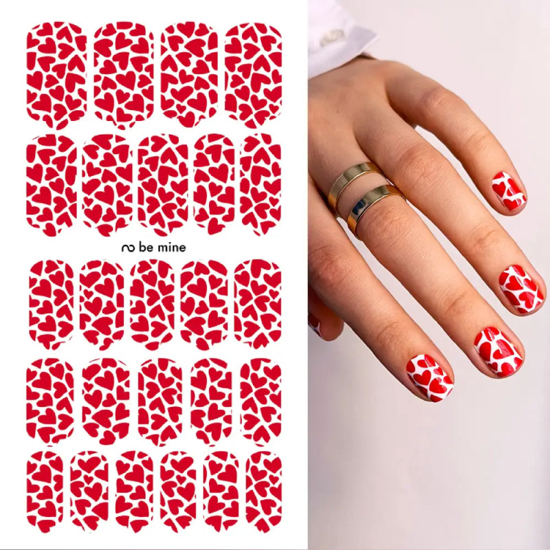 Be mine - Nail Wraps by Provocative Nails