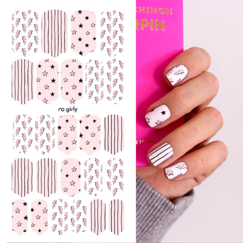 Girly - Nail Wraps by Provocative Nails