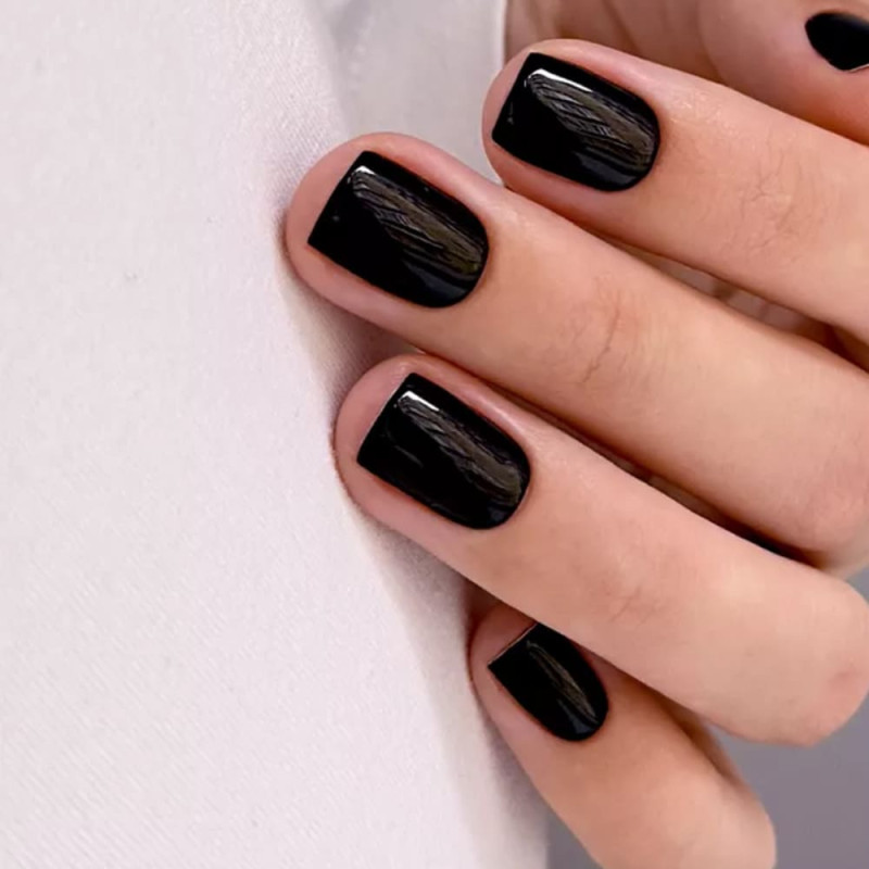 BLACK - Nail Wraps by Provocative Nails