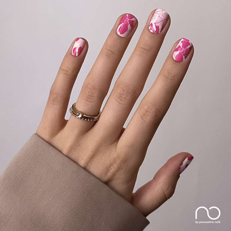 Pink Paradise - Nail Wraps by Provocative Nails