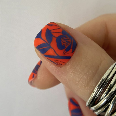 0008 stamping schablone + design blatt ART STAMPING