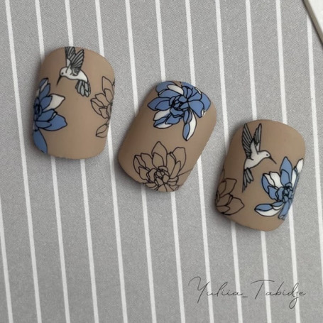 0008 stamping schablone + design blatt ART STAMPING