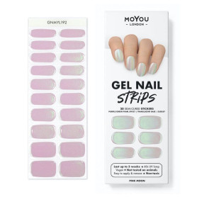 PINK MOON - Gel Nail Strip (Gel Wraps) MoYou London 2
