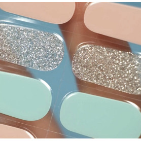 PILLOW FIGHT - Gel Nail Strip (Gel Wraps) MoYou London 2