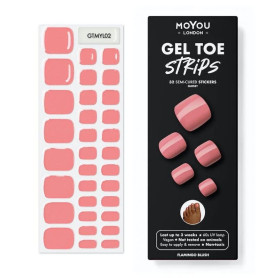 FLAMINGO BLUSH - PEDIKÜRE Gel Nail Strip (Gel Wraps)...