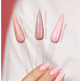Mega Base SHIMMER Collection Set (3st x 8ml) - Rubber...