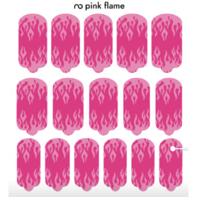 Nagelfolie Pink flame - Nail Wraps by Provocative Nails 2