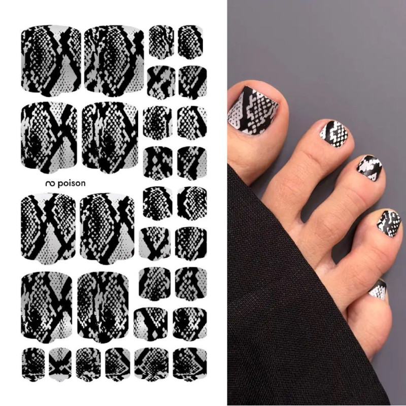 Poison - PEDIKÜRE Nail Wraps by Provocative Nails