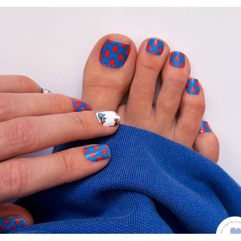 Rock - PEDIKÜRE Nail Wraps by Provocative Nails