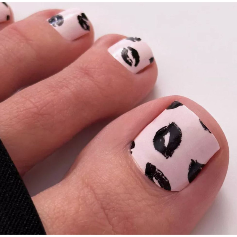 Gothic - PEDIKÜRE Nail Wraps by Provocative Nails