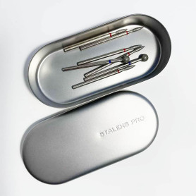 Instrumenten Box mit Deckel aus Edelstahl LE-20/1 STALEKS 2