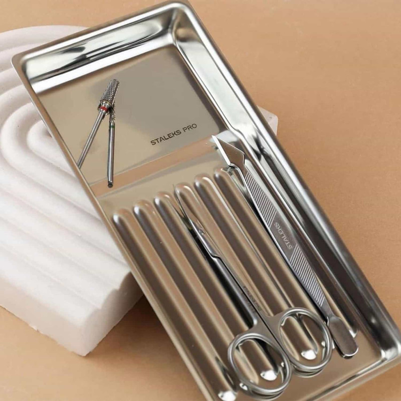Instrumenten Box aus Edelstahl LE-10/1 STALEKS-INSTRUMENTE-Double Beauty Shop