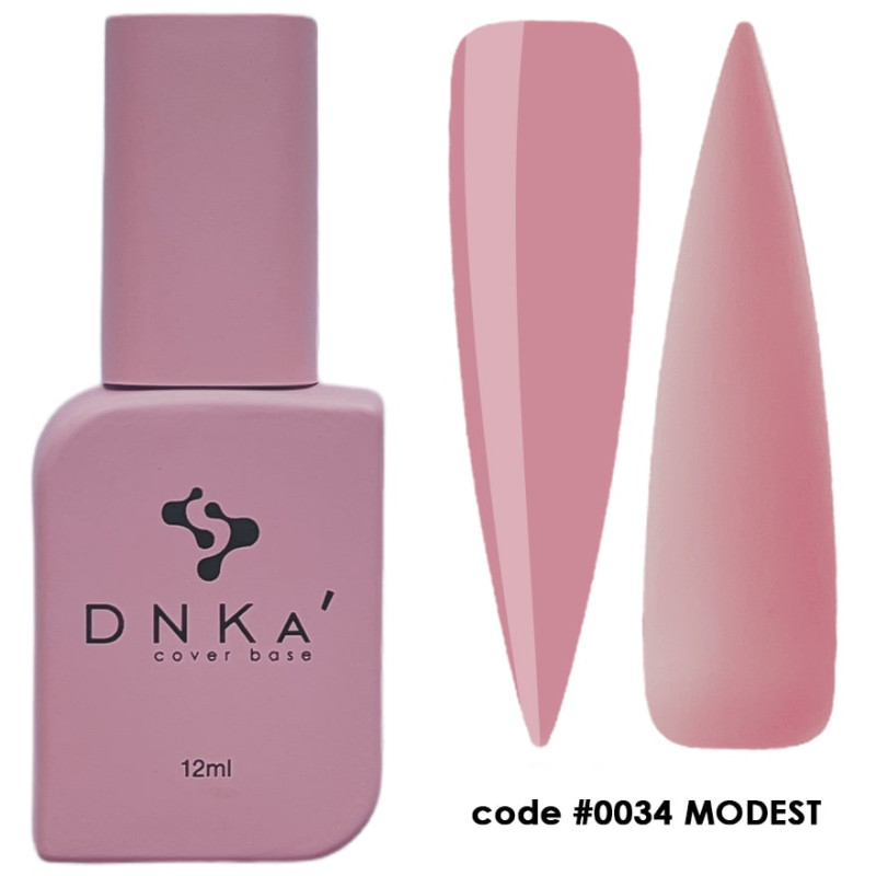 0034 Modest - Cover Base Coat 12ml DNKa-DNKa-Double Beauty Shop