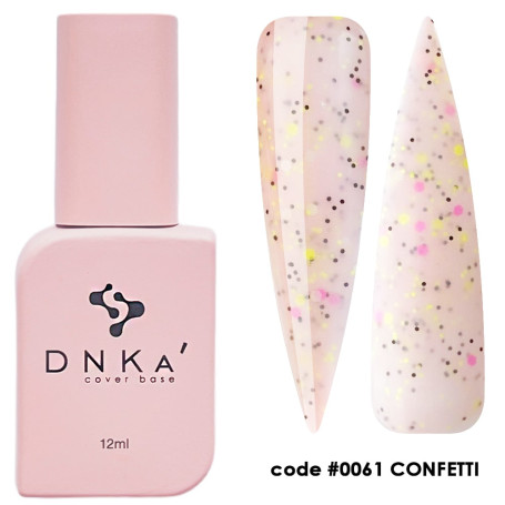 0061 Confetti - Cover Base Coat 12ml DNKa