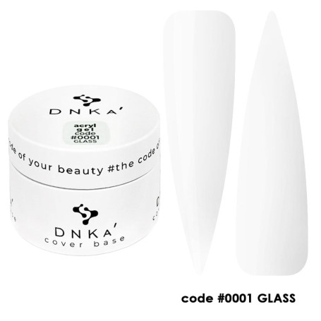 0001 Glass - CLEAR AcrylGel 30ml DNKa