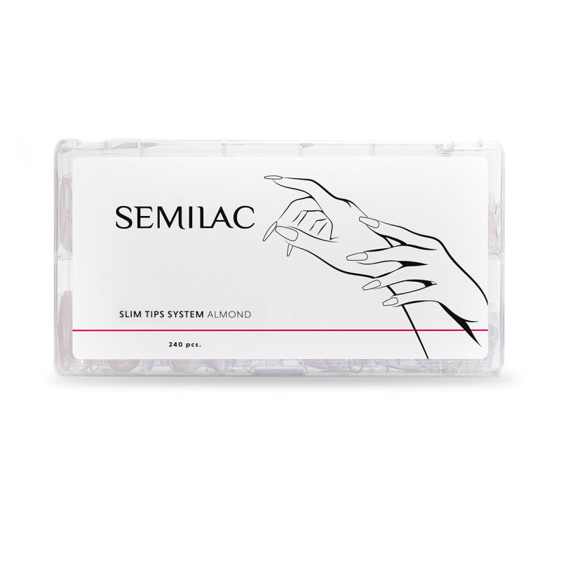 Slim Tips System Almond - 240 Stk. Semilac