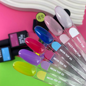 01 Vitrage Top Neon - Top Coat (No Wipe) 10ml NAILS OF... 2