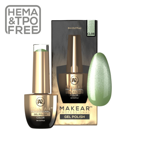 Hollywood Hills - UV Nagellack Cat Eye GLOW IN THE DARK ohne Hema 8ml MAKEAR
