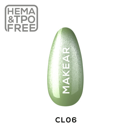 Hollywood Hills - UV Nagellack Cat Eye GLOW IN THE DARK ohne Hema 8ml MAKEAR