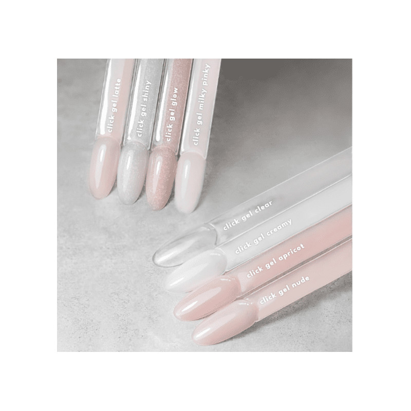APRICOT - CLICK Gel 14 ml ECLAIR-GEL IN THE BOTTLE-Double Beauty Shop