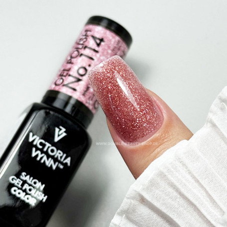 114 Pinky Glitter Gel polish 8ml VICTORIA VYNN