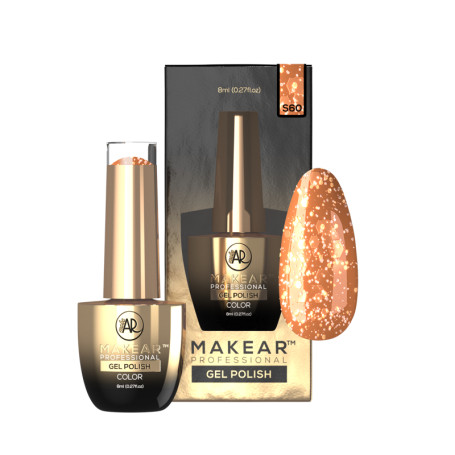 S60 Copper Star - UV Nagellack ohne Hema 8ml MAKEAR