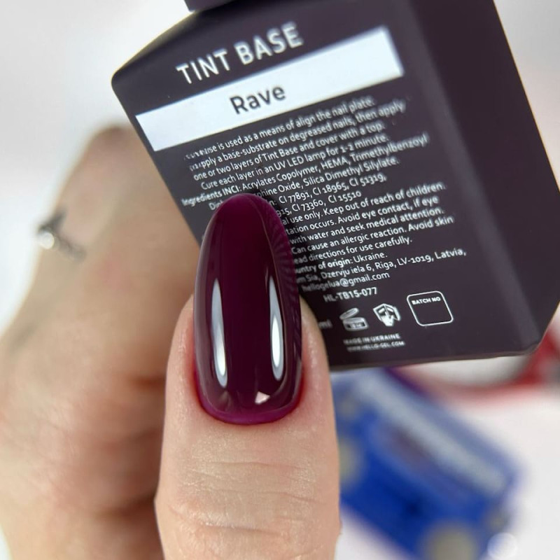 RAVE - Tint Base Coat 15ml HEYLOVE