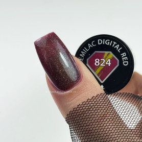 824 Digital Red - UV Nagellack 7ml Semilac 2