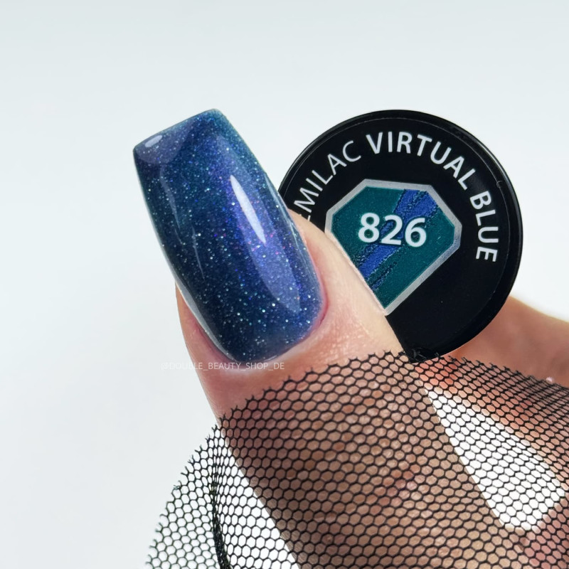 826 Virtual Blue - UV Nagellack 7ml Semilac