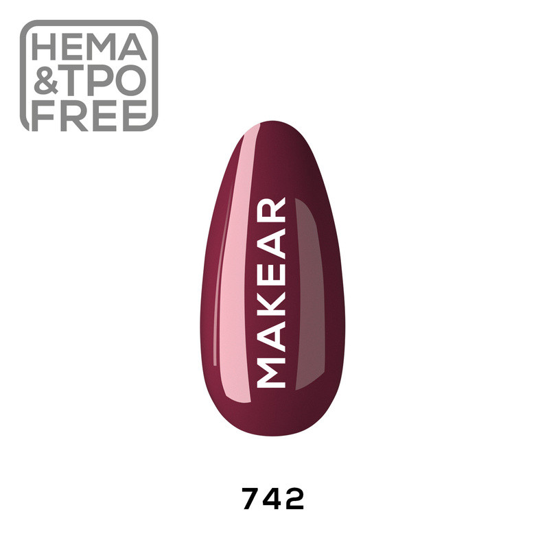 742 - UV Nagellack ohne Hema  8ml MAKEAR