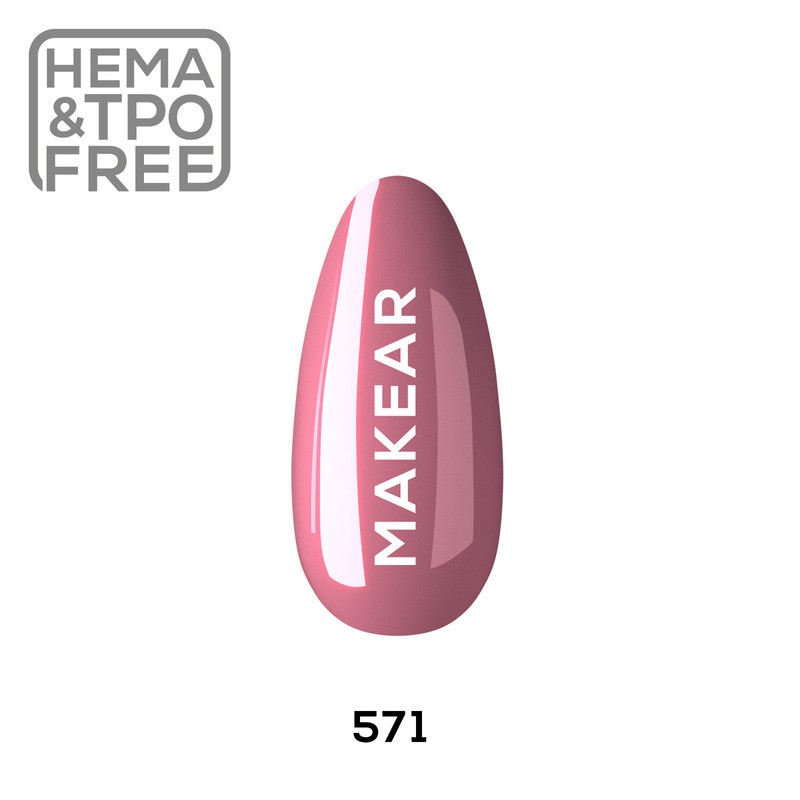 571 - UV Nagellack ohne Hema  8ml MAKEAR