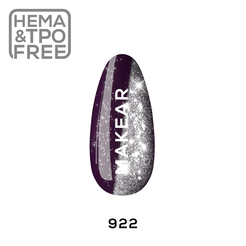 922 - UV Nagellack FLASH ON ohne Hema  8ml MAKEAR