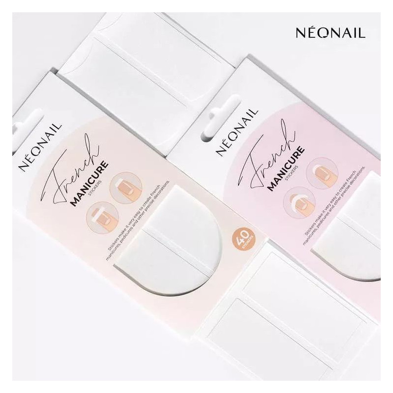 01 French Manicure Stickers (für French) 40st. Neonail-SLIDERS/WRAPS-Double Beauty Shop