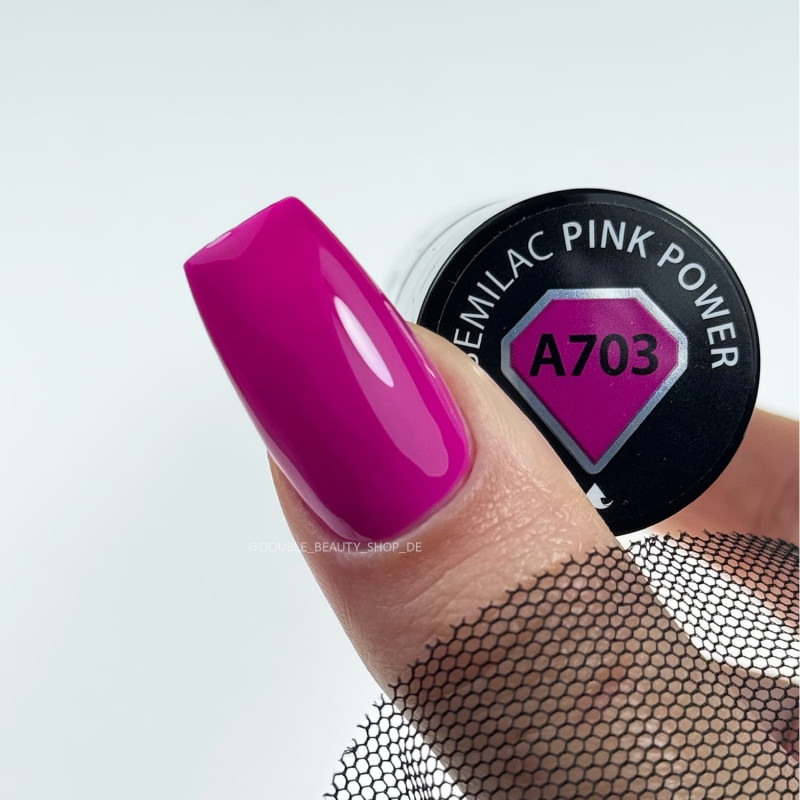 A703 Pink Power - UV Nagellack 7ml Semilac