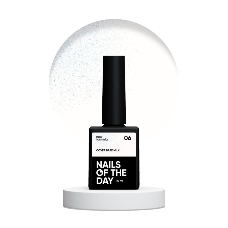 06 MILK Blau Shimmer - Cover Base Coat 10ml NAILS OF THE DAY