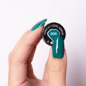 606 Cool Green - UV Nagellack 7ml Semilac 2