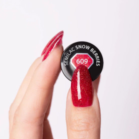 609 Snow Berries - UV Nagellack 7ml Semilac 2