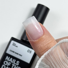 05 MILK Rose Shimmer - Cover Base Coat 10ml NAILS OF THE DAY 2