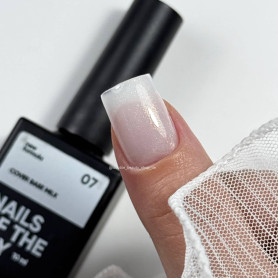 07 MILK Gold Shimmer - Cover Base Coat 10ml NAILS OF THE DAY 2