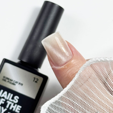 12 KOREAN CAT EYE - GEL POLISH 10ml NAILS OF THE DAY