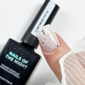 02 Silver Snow - Top Coat (No Wipe) 10ml NAILS OF THE DAY 2