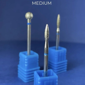 Flamme spitz (ab 2,1 bis 2,3mm) blau Fräseraufsatz NAILS... 2